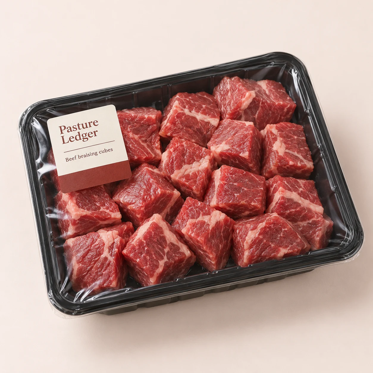 Beef braising cubes